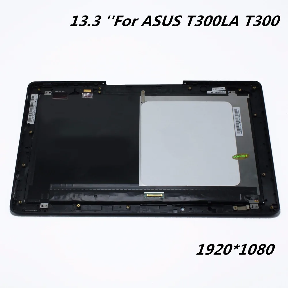 

For Asus Transformer Book T300 T300LA Full LCD Display Panel Touch Screen Digitizer Assembly With Frame Replacement Parts