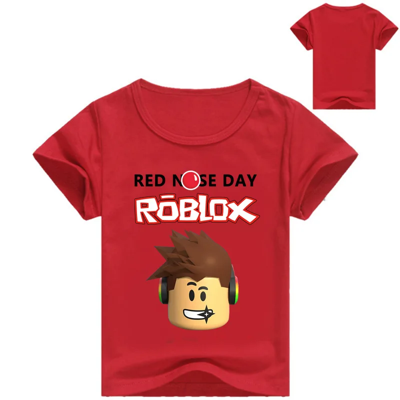 2019 Boys Girls Cartoon Roblox T Shirt Summer Boys Short Sleeve