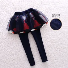 Детская одежда Корейский осень-весна Новые леггинсы для девочек для отдыха Мотобрюки детские штаны для маленьких детей хлопковые темно-синие тонкие, толстые
