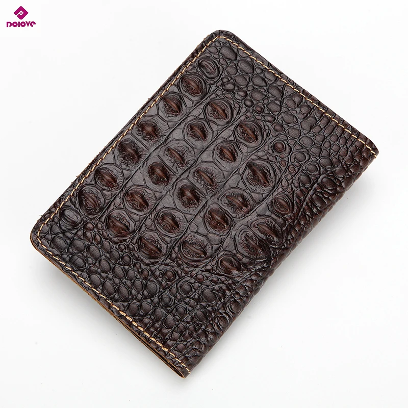 Обложка для паспорта из натуральной кожи с крокодиловым узором|men genuine leather|genuine