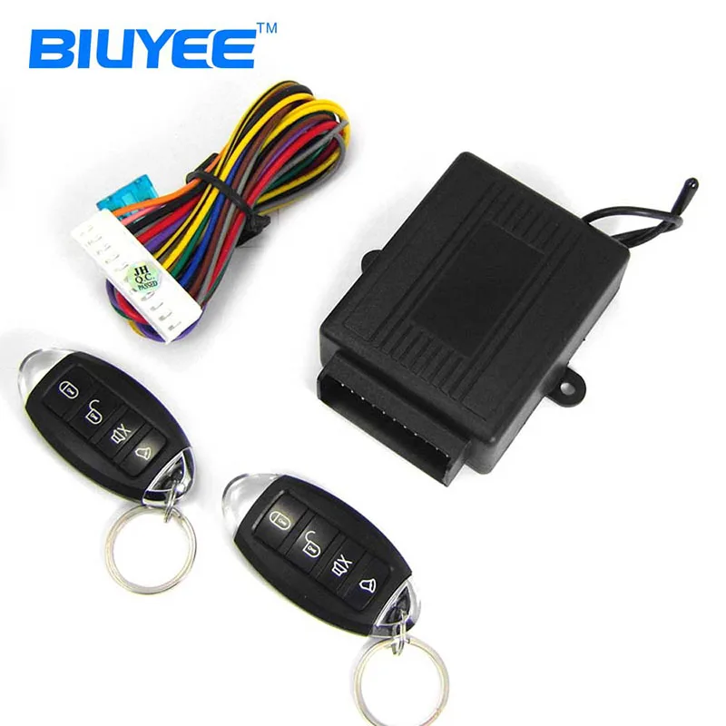 BIUYEE M602 8229 Universal Auto Car Burglar Alarm Keyless ...