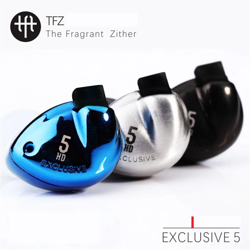 

TFZ EXCLUSIVE 5 Inner-Ear Earphones HiFi Audiophile Graphene Driver with Detachable Cables Earphone Hifi Music Monitor Earbuds