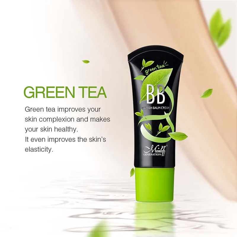 Menow Brand Makeup Foundation CosmeticsLong-lasting Moisturizing Green Tea BB Cream brightening Concealer Liquid maquiagem F614