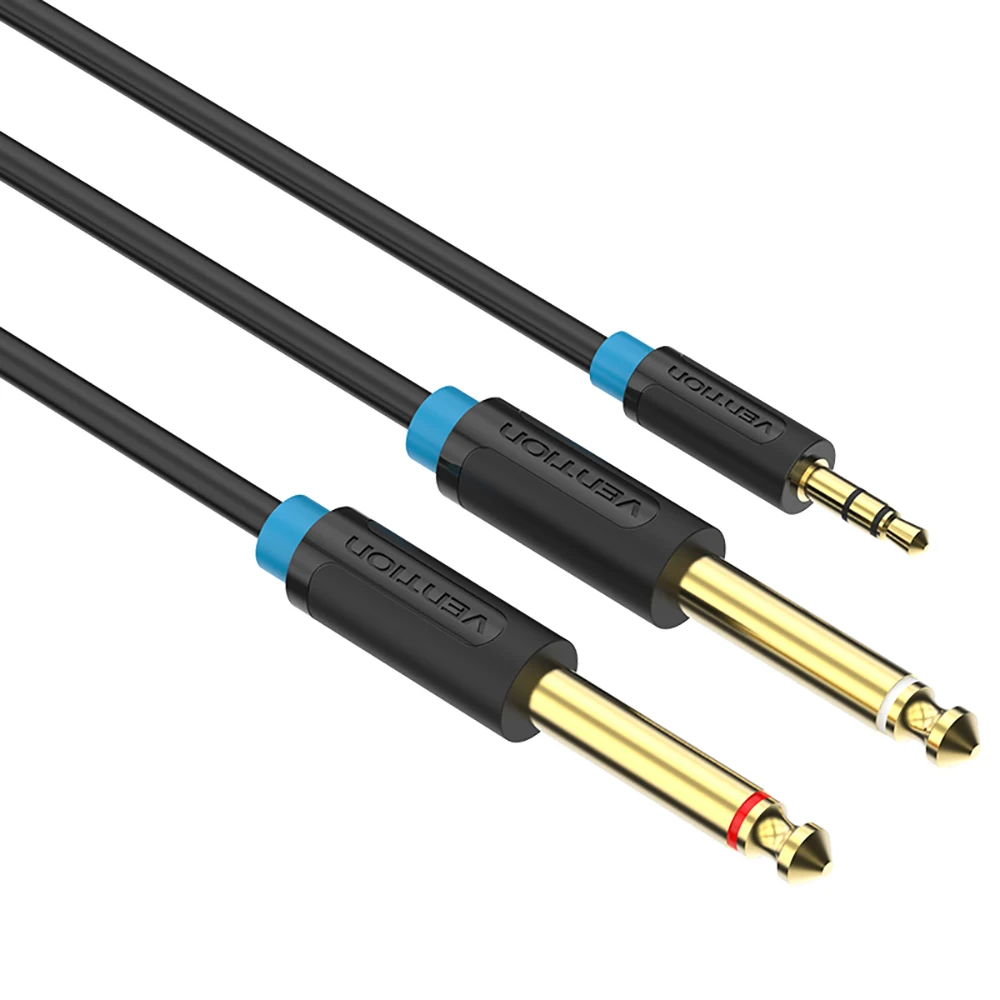 Vention Audio Cable Double 6.35mm Male 1/4\