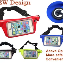 5,5 дюймов, Спортивная поясная сумка для бега, водонепроницаемый чехол для телефона, кошелек, чехол на молнии, сумка для iPhone 5, 6, 6 S, 7, 8 Plus, для samsung