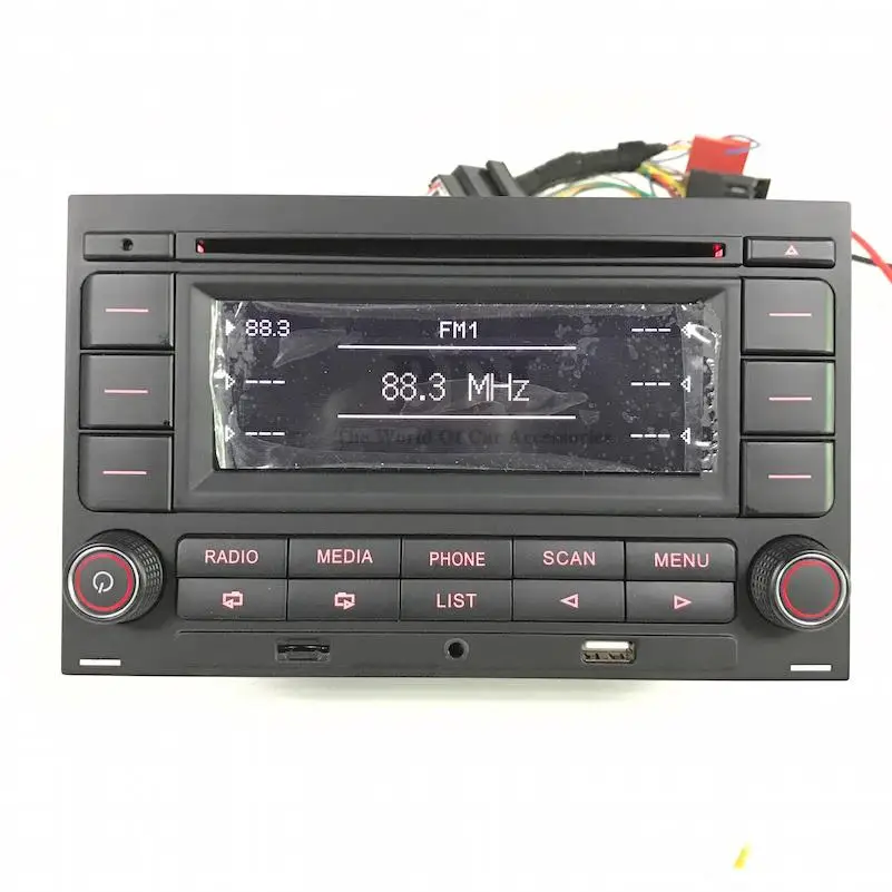 BODENLA Автомагнитола RCN210 CD-плеер USB MP3 AUX Bluetooth для VW Golf Jetta MK4 Passat B5 Polo 9N