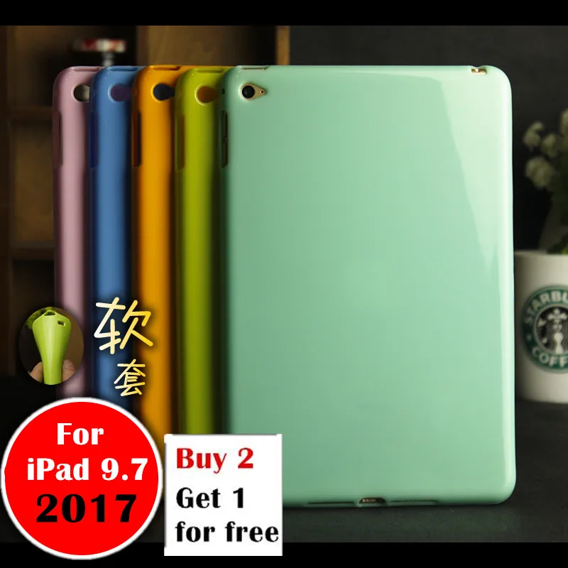 Pudding case For Apple ipad 9.7 2017 A1822 tablet case Soft Silicone