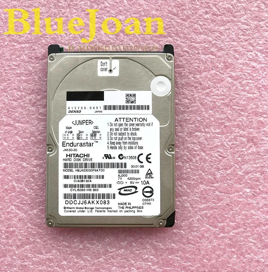 BESTNAVY HDD жесткий диск HEJ423030F9A HDD жесткий диск HEJ423030F9AT00 30 Гб для жёсткий диск для автомобиля навигационные аудио-системы