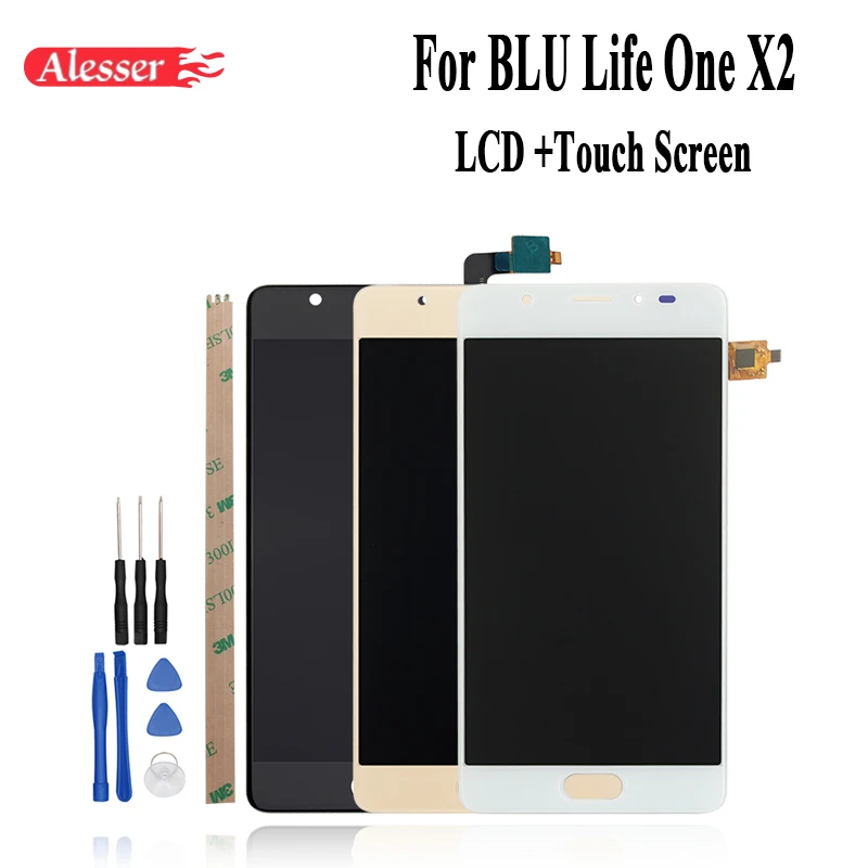 Alesser For BLU Life One X2 LCD Display And Touch Screen
