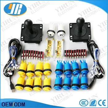 

Arcade Game DIY kit for USB Zero Delay USB Encoder HAPP Arcade Joystick American style Push Button