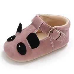 Обувь для младенцев мальчиков и девочек детские мокасины кроватки обувь с рисунком панды мягкие из искусственной кожи обувь с мягкой