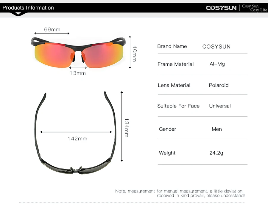COSYSUN Брендовые мужские солнцезащитные очки из алюминиевого сплава с поляризованным покрытием, зеркальные солнцезащитные очки для вождения, мужские очки, аксессуары для мужчин 1516
