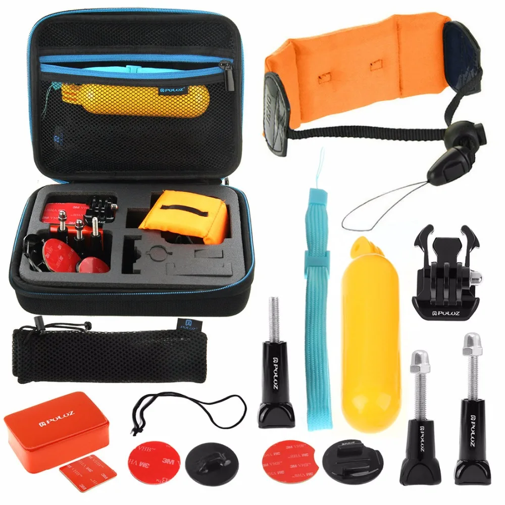 

Action Cameras Accessories Set 14 in 1 Gopro Accessories Kit Mounts for GoPro HERO 4 Session / 4/3 + / 3/2/1 SJ4000 / SJ5000
