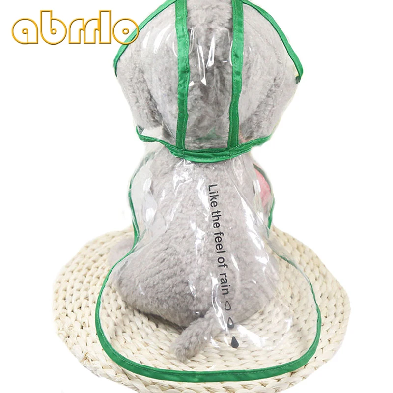 

Abrrlo Raincoats for Dogs Transparent Raincoat Dog Raincoat Big Dog Small Rain Slicker XS-2XL Waterproof Pet Clear Cloak Clothes