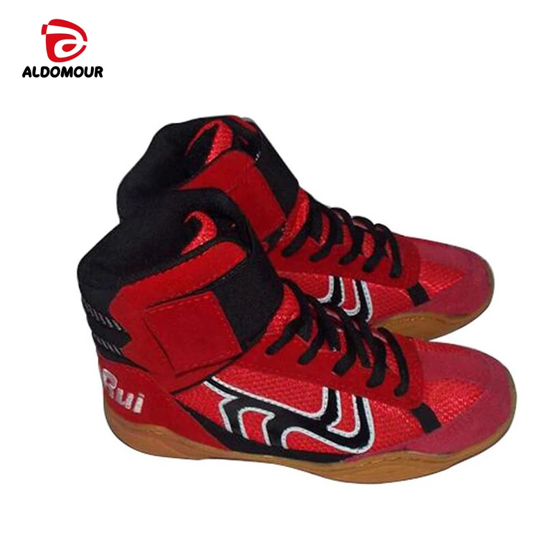 ALDOMOUR Wrestling Shoes For Boxing Men Women Training Shoes Leather Wrestling Shoes Professional Shoes Men Genuine Leather
