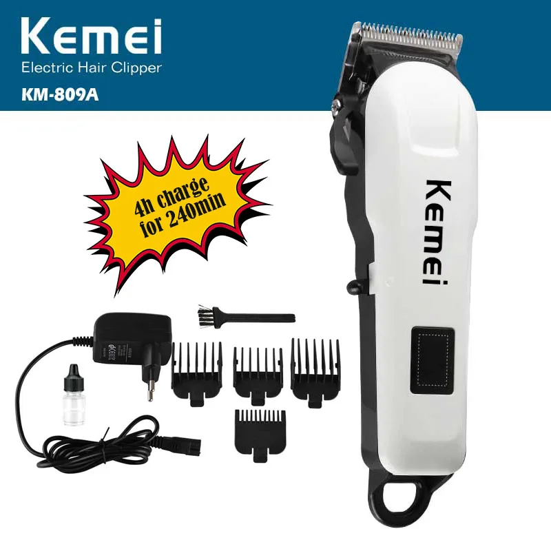 

100-240V kemei hair clipper beard electric razor electric powerful hair shaving machine professional hair trimmer barber