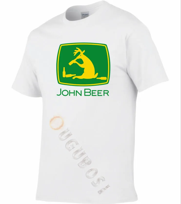 

John Deere T-Shirt Tractor Enthusiast Farming Etc VARIOUS SIZES WHITE