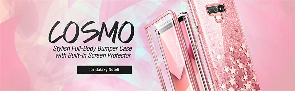 kawaii phone case samsung For Samsung Galaxy Note 9 Case i-Blason Cosmo Full-Body Glitter Marble Bumper Protective Cover with Built-in Screen Protector samsung cases cute