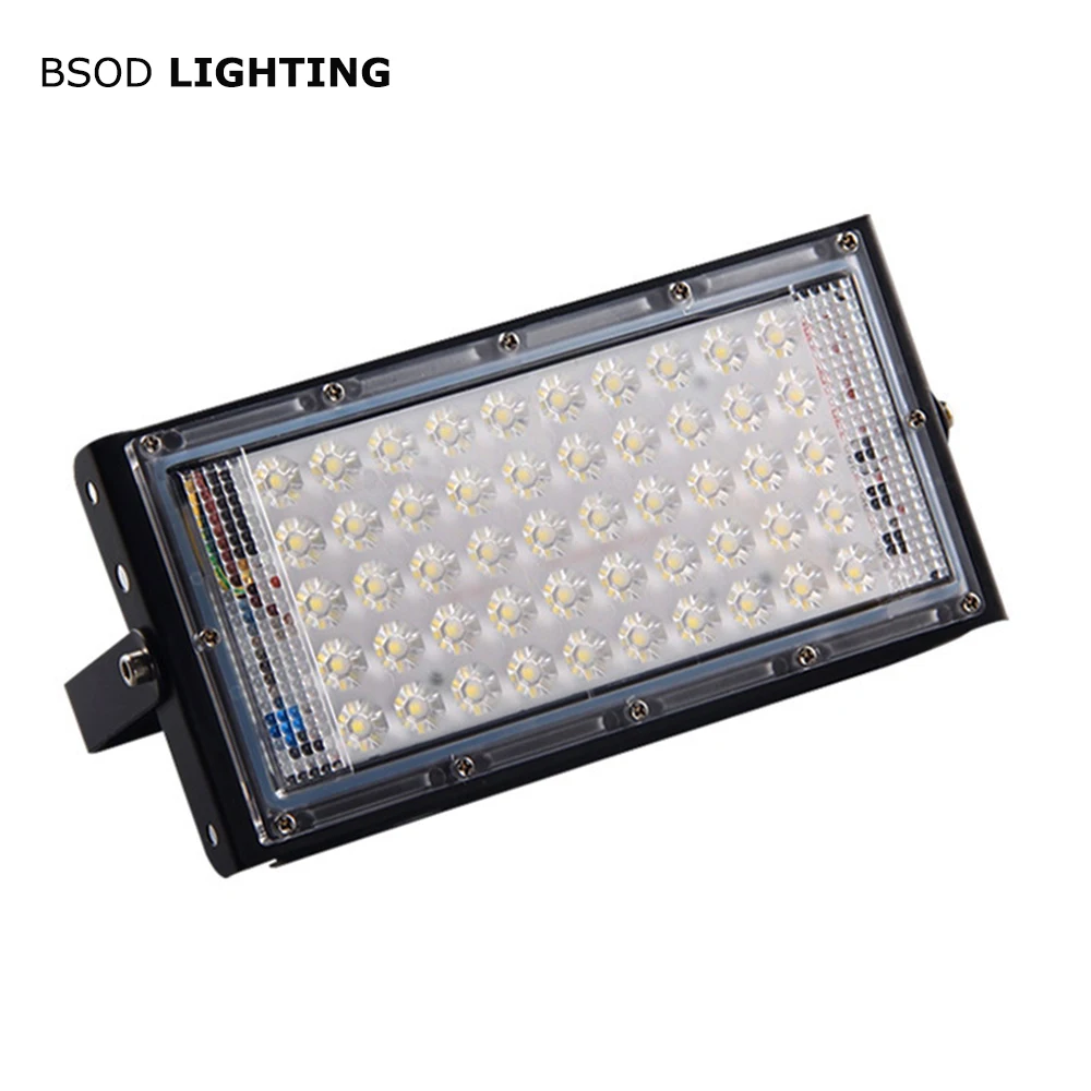 BSOD LED Flood Light 50W Waterproof IP65 Floodlight Street Lamp AC220V