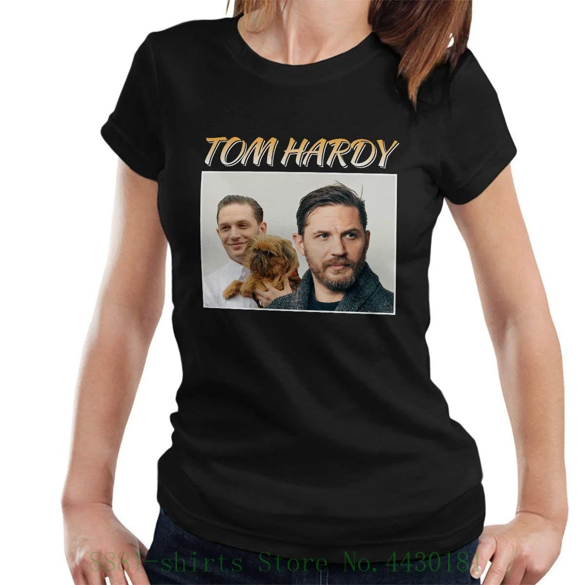 

Tom Hardy Dog Tribute Montage Women's T Shirt With Plus Size 2xl Freeshipping