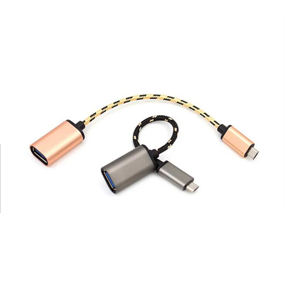 Кабель адаптер OTG Micro USB 3 0 для Samsung HTC Huawei Mate Xiaomi Android планшетов ПК MP3 смартфонов