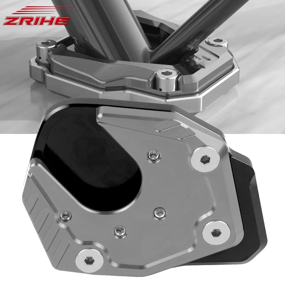 

Motorcycle Accessories CNC Kickstand Side Stand Plate Extension Enlarger Pad For Honda X-ADV XADV 2017 2018 NC750X/S 2017-2019