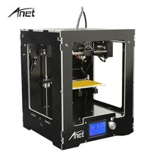 Анет A3 Полный Собранный Desktop 3D-принтеры Алюминий-arcylic высокая точность DIY 3D-принтеры комплект подарок 10 м нити 8 г sd карты