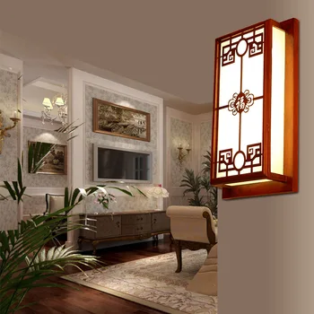 

RETRO art living room, bedroom staircase, Chinese wall lamp