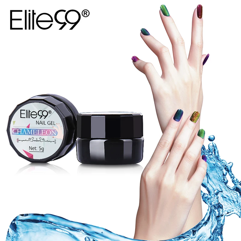 

Elite99 5ml 3D Chameleon Gel Nail Polish Soak Off UV LED DIY Nail Art Paint Gel Varnishes Lacquer Nail Brush Manicure