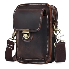 Новинка, мужской кошелек TIDING из натуральной кожи в стиле милитари, 31106/31107