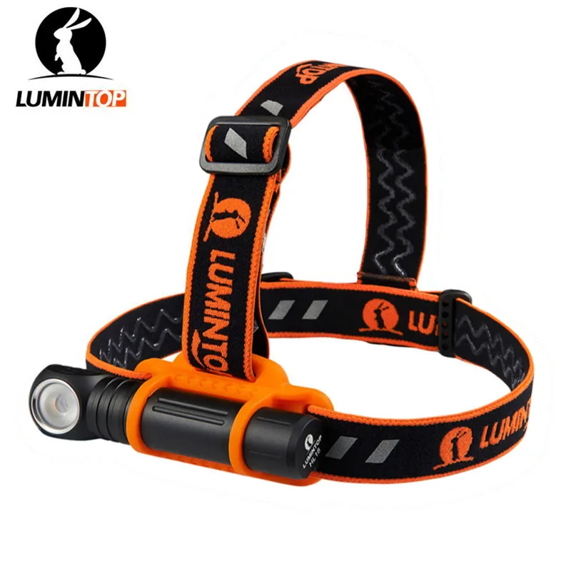 

Lumintop HL18 XP-L HD 950Lumens USB Rechargeable Magnetic Tail Mini 18650 LED Flashlight IPX-6 Powerful Torch with Headband