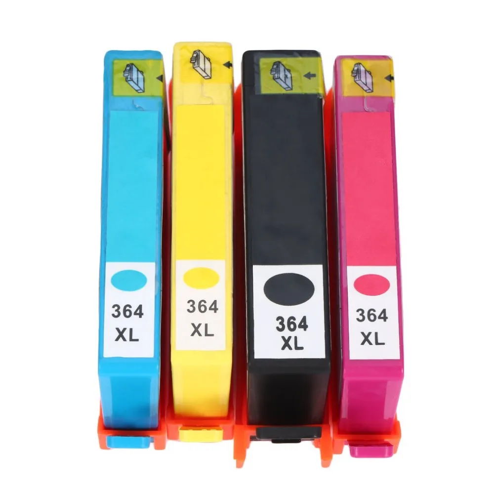 4PCS Ink Set Cartridge Black/Cyan/Magenta/Yellow Ink For HP 364XL for Deskjet 3070A 3520 for