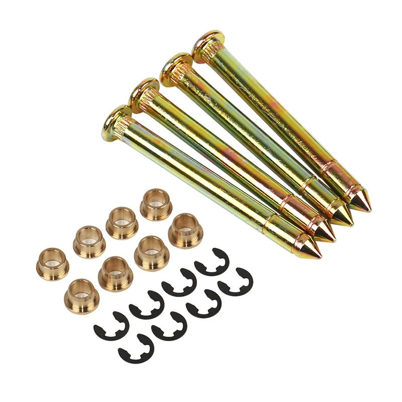 Zinc Plated Steel Door Hinge Pin & Bushing Repair Kit for Ford F150 F250 F350 For Bronco and Other For Ford Trucks & SUV