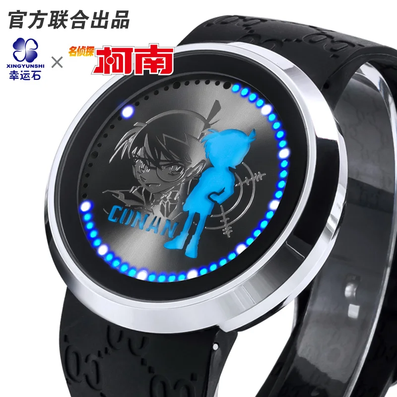 Detective Conan anime Kid the Phantom Thief  LED waterproof touch screen watch