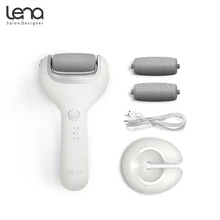Lena M1 электрическая многофункциональная перезаряжаемая двухскоростная Машинка для ухода за ногами с 3 чистящими роликами и usb-кабелем для зарядки