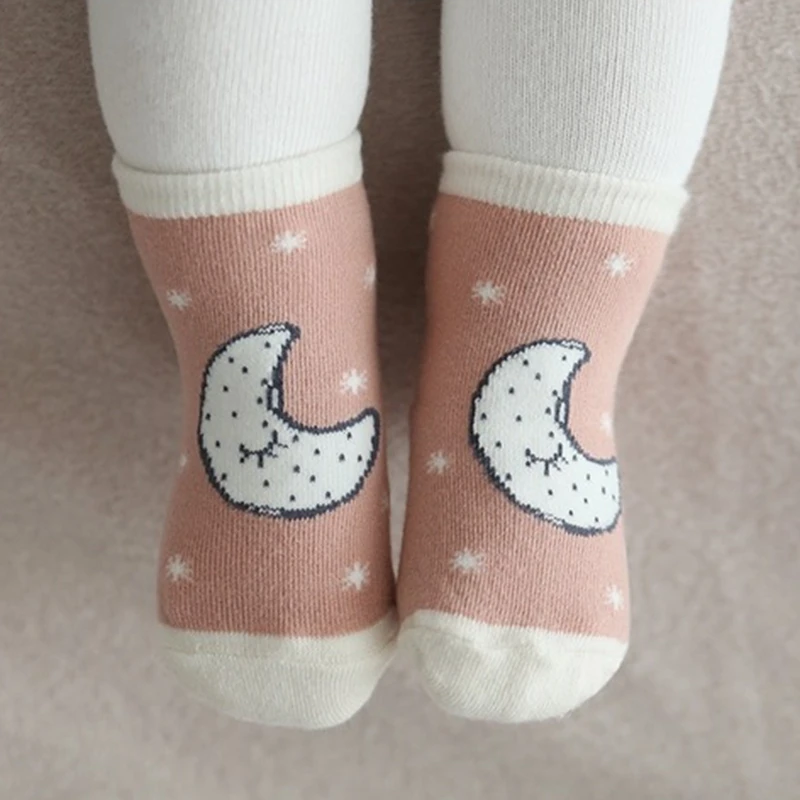 Baby Socks Unisex Newborn Anti Slip Socks Baby Girls Boys Winter Cotton