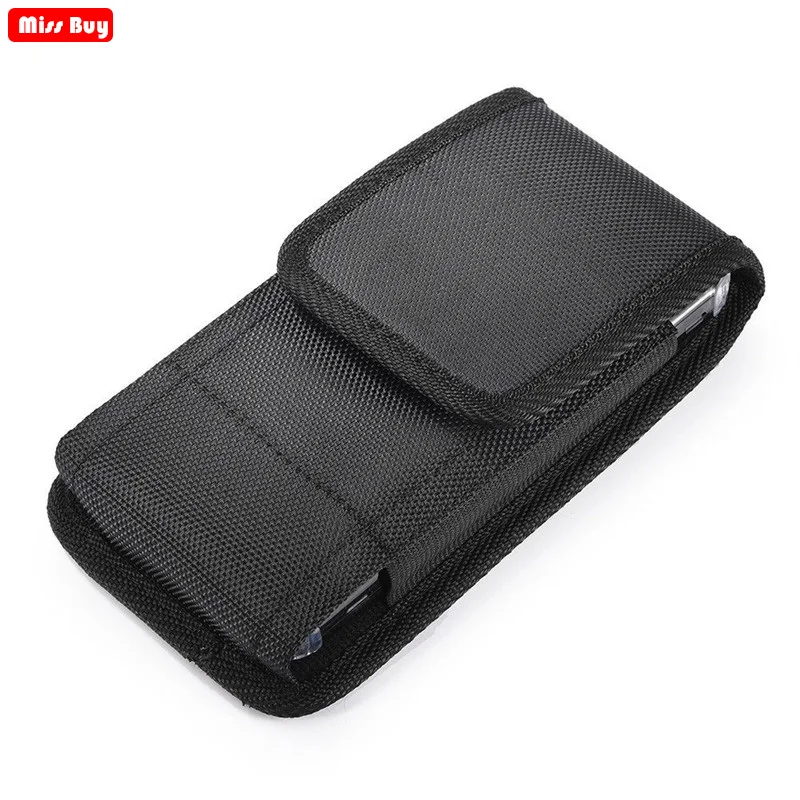 

Casual Phone Bag Pouch For iPhone 11 Pro Max X 8 7 6 6S Plus 5 5S SE 5C 4 4S Xr Xs Max Case Belt Clip Holster Oxford cloth Cover