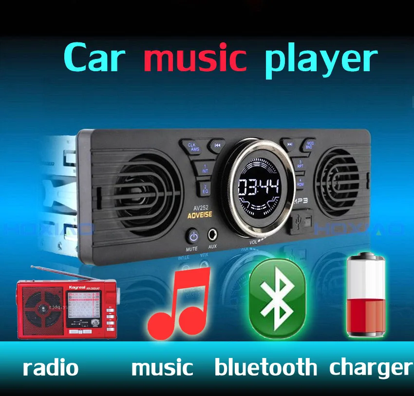 1 din автомагнитола MP3-плеер встроенный 2 динамика Поддержка USB SD AUX Bluetooth fm-радио приемник 1din 12 В Авто аудио плеер