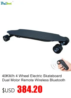 Four Wheel Electric Skateboard With Wireless Remote Controller E Skateboard Scooter Small Fish Plate Skate Board for Adults Kids