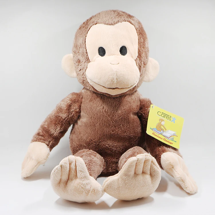 Peluche scimmia bambola di peluche GEORGE da 12 nuovo - AliExpress