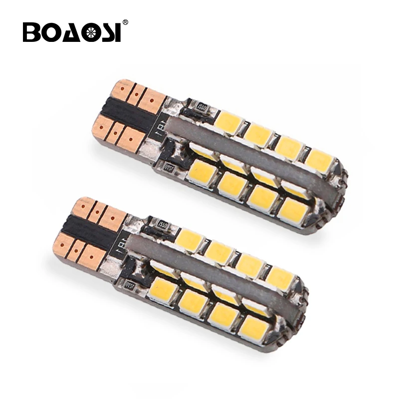 BOAOSI Новое поступление 2 шт. T10 светодиодный W5W 168 194 2835SMD автомобиля светодиодный Клин лампы купола номерных знаков авто чтения Автомобильные