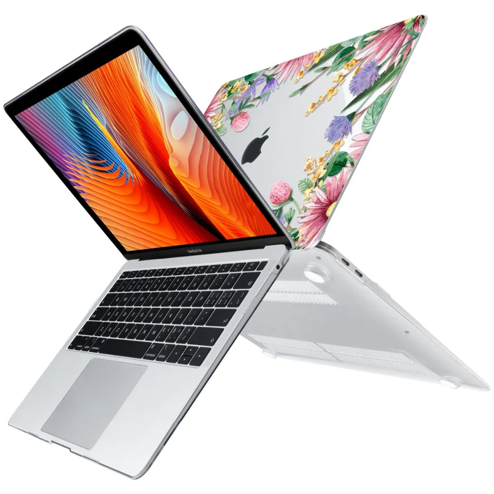 Чехол чехол для ноутбука MacBook Air 11 A1465/air 13 A1932 A1466 pro 13 retina 13 A1502 Mac book Pro 13 A2159 цветок чехол