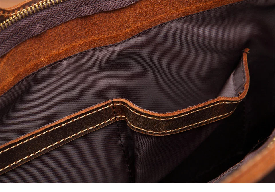 Пояса из натуральной кожи для мужчин's сумки Ретро Crazy Horse кожа Мужская барсетка плеча бизнес мужчин Портфели ноутбука