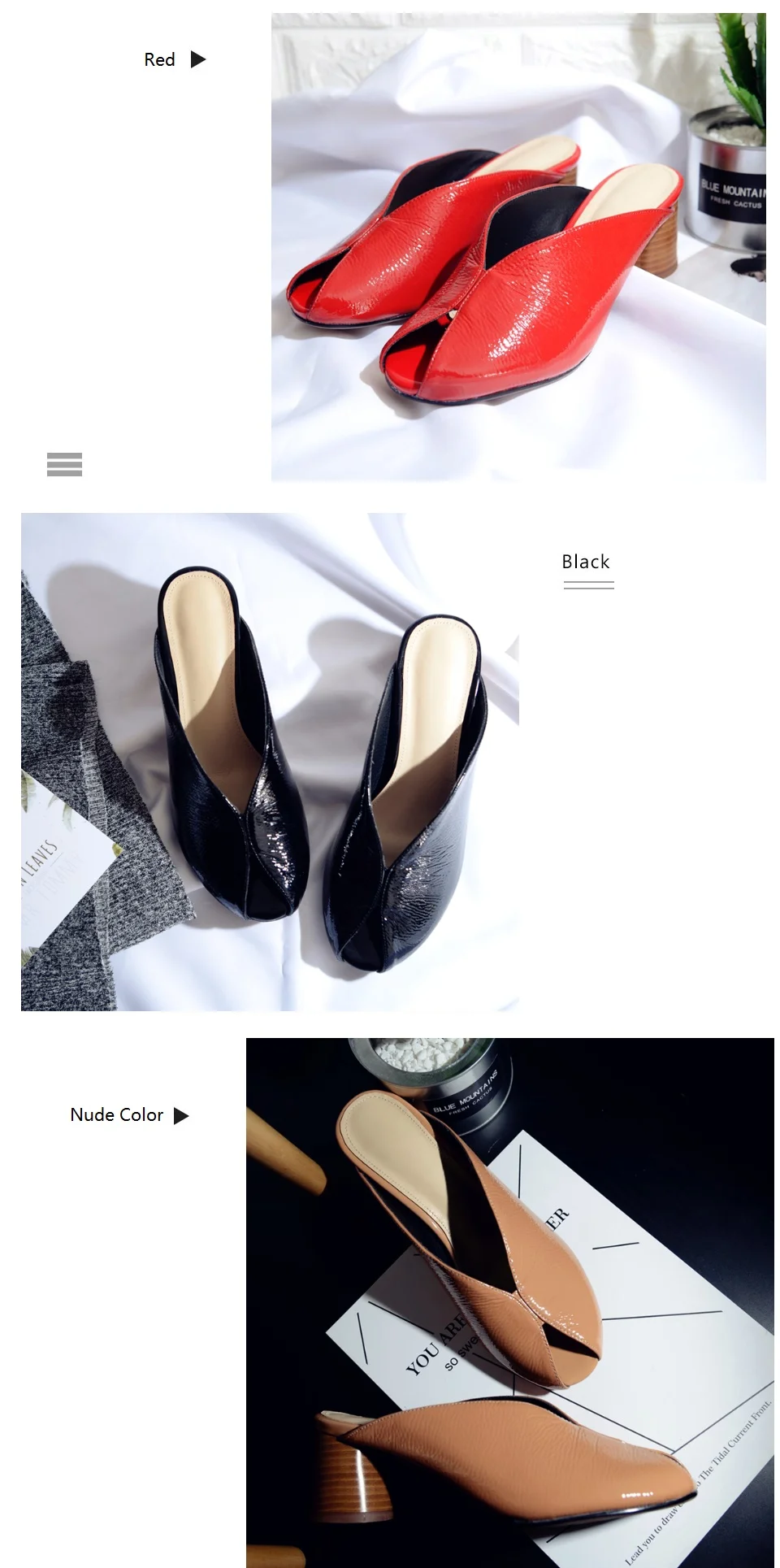 peep toe slippers(3)