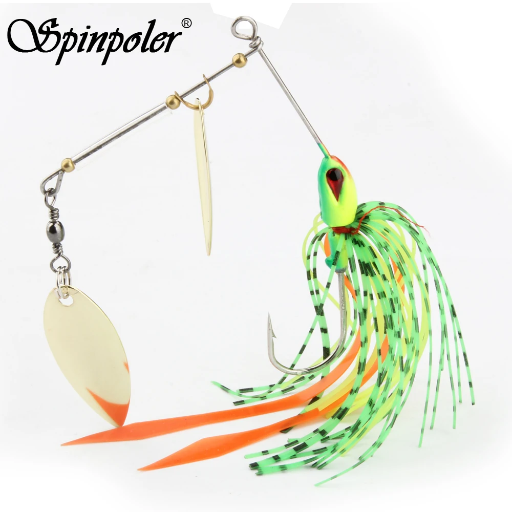 Spinpoler 2PCS 7g 14g Colors Spinner Bait Fishing Lure Spinnerbait Pike