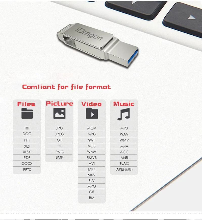 Флеш-накопитель USB3.0, 256 ГБ, 128 ГБ, 64 ГБ, 32 ГБ, 16 ГБ, 8 ГБ, карта памяти, Cle USB, с мВ, DJ, чехол «сделай сам» для iphone, ipad, ios, флешка, 32 ГБ