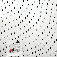 Нарисованные вручную семена арбуза Наклейка на стену виниловые наклейки, неправильный узор в горошек Наклейки на стены для детской комнаты художественный Декор