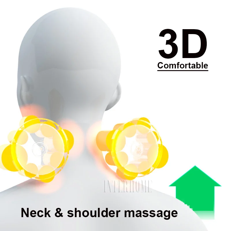 Dropship OSITO Electric Lumbar Neck Back Massage Pillow Massager Kneading  Cushion Heat to Sell Online at a Lower Price