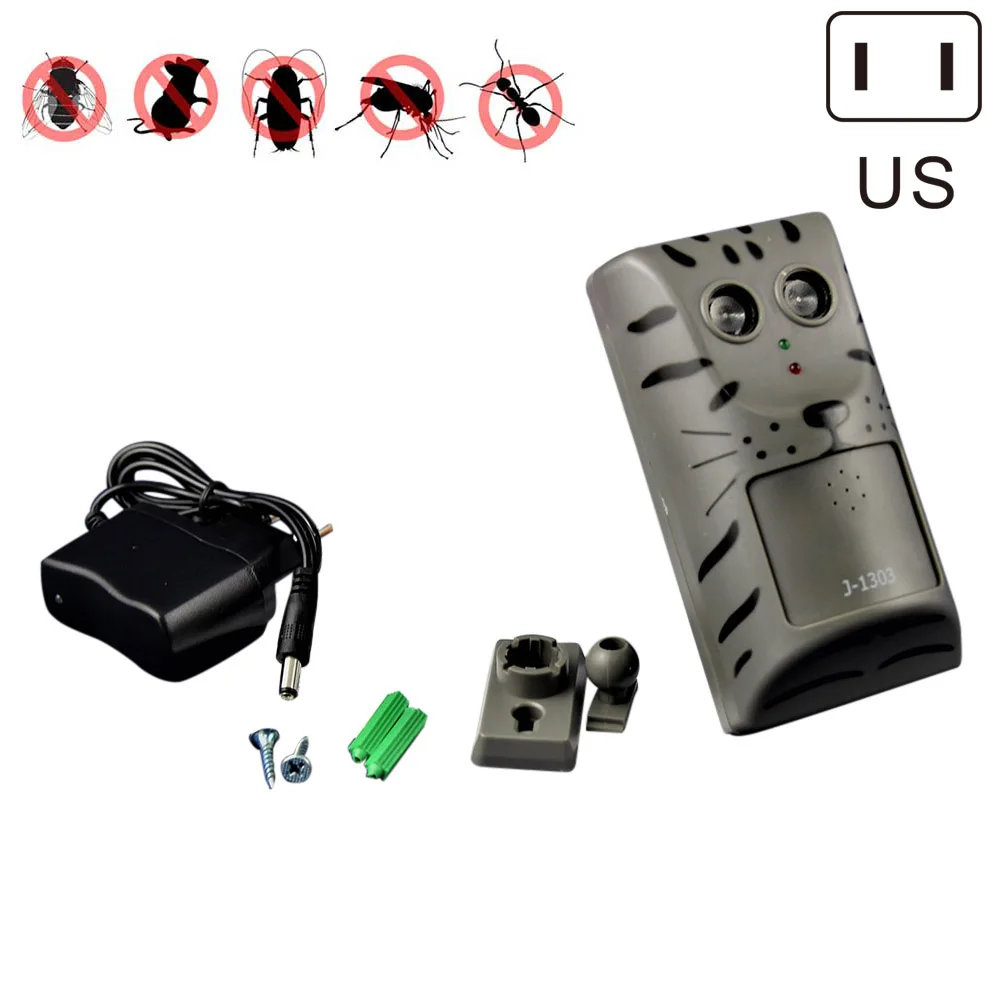 

AC 90V-250V 5W Electronic Ultrasonic Rat Mouse Repellent Anti Repeller Rodent Pest Bug Reject UK/EU/US Plug TB Sale