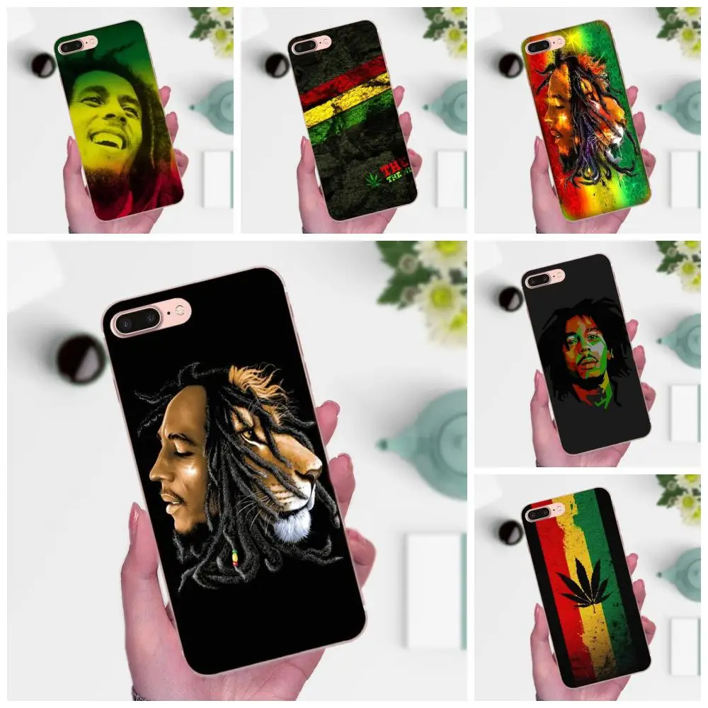 Bob Marleys Lion Rasta Reggae для Xiaomi Redmi Note 2 3S 4 4A 4X 5 5A 6 6A Pro Plus Мягкий ТПУ с художественным